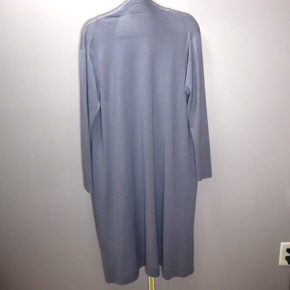 Lafayette 148 NY Long Open Front Cardigan Sweater – Size Medium - Picture 2 of 3